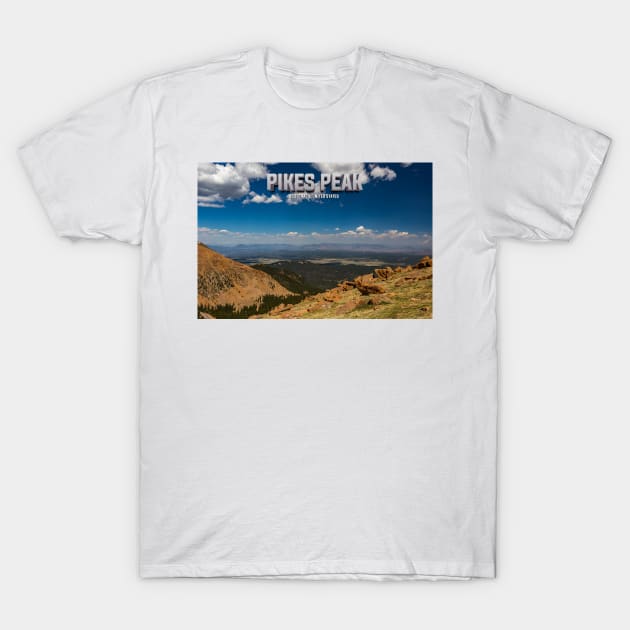 Pikes Peak Colorado T-Shirt by Gestalt Imagery